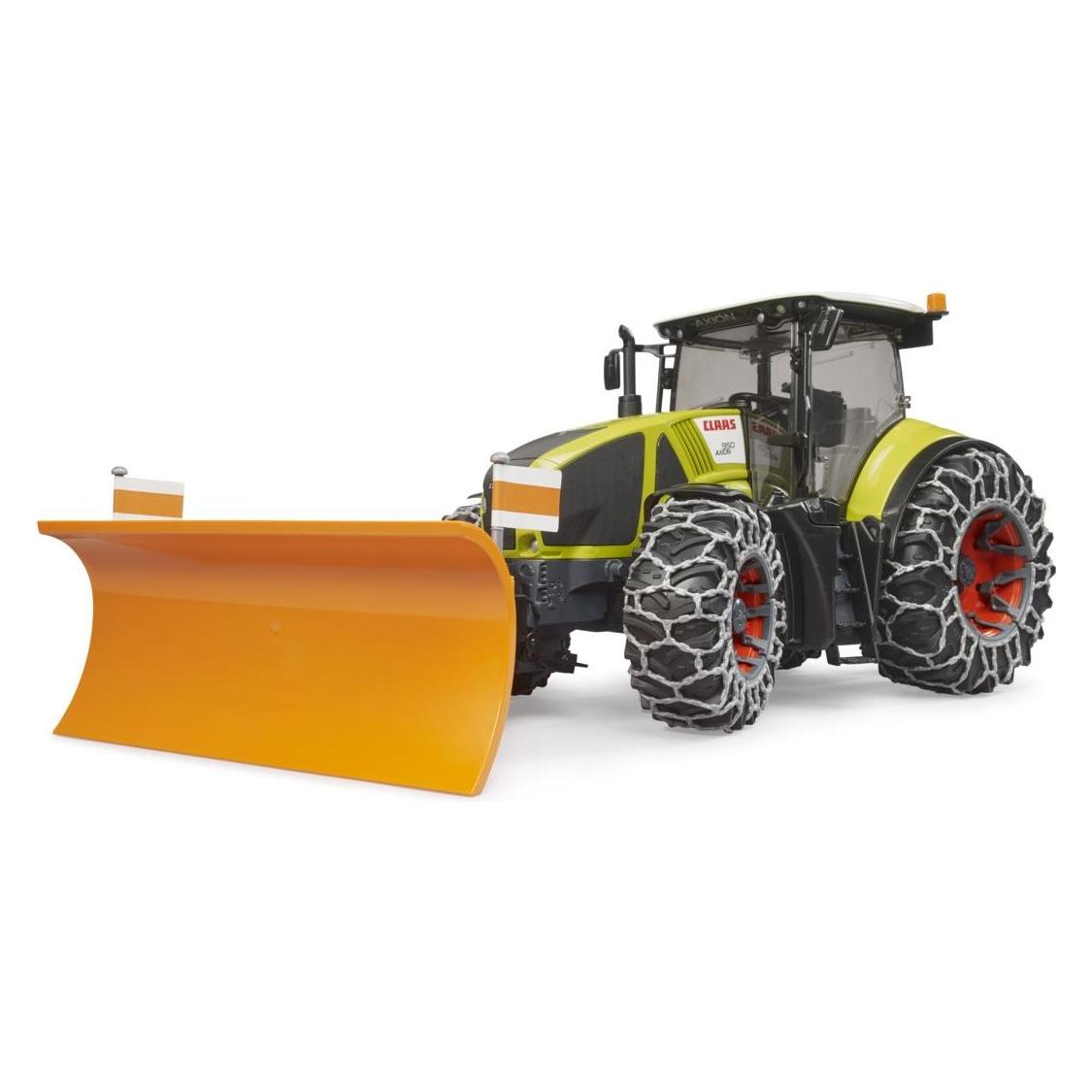Bruder Claas Axion mit Räumschild (3018)