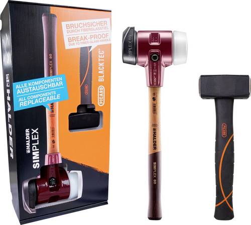 Halder Aktionsbox Dreamteam 3027s023 Hammer-Set mittelhart, weich 4250g 257mm 2St.