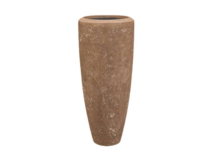 Hoher Blumentopf „Polystone Plain Partner“, verschiedene Grössen Rock Baq Design