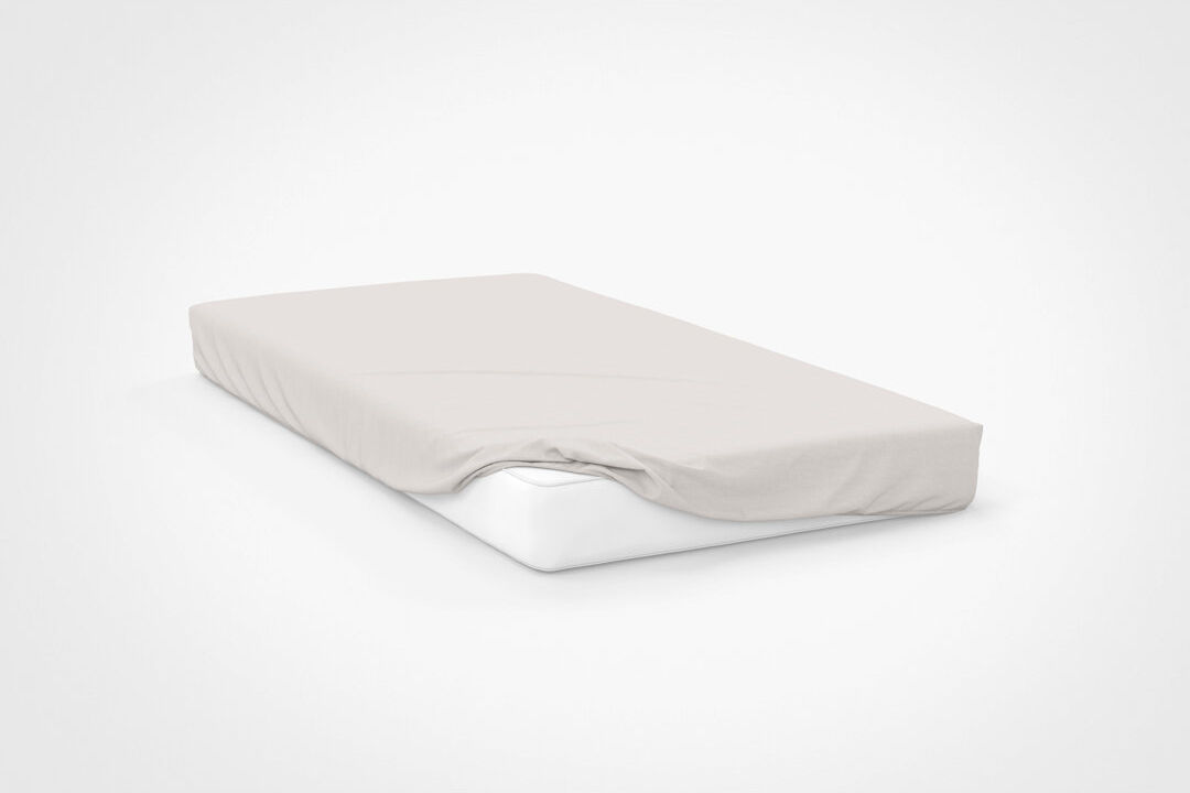 Belledorm Sateen Fitted Sheet Ivory King (5')
