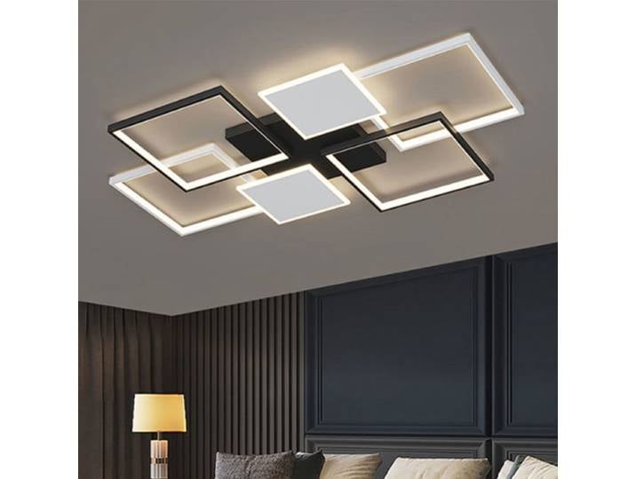 Plafonnier LED au Design Moderne, Luminaire Décoratif d'Nik, Idéal pour un Salon, une Chambre à Coucher