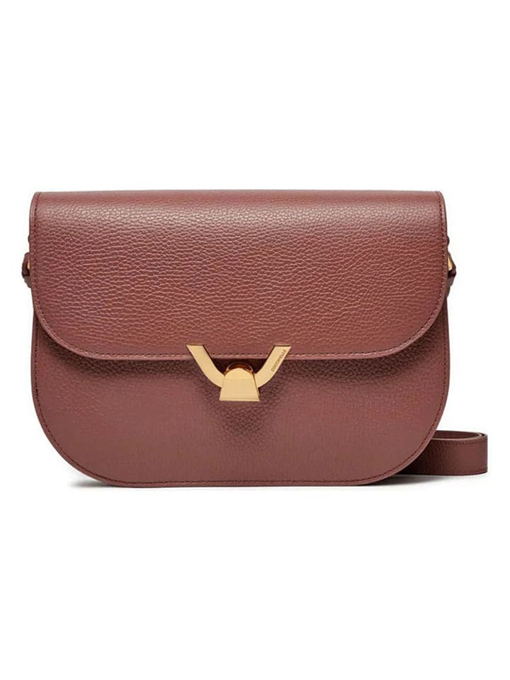 COCCINELLE Leder-Umhängetasche in Hellbraun - (B)27 x (H)20 x (T)8 cm - onesize