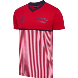hummel DBU Dänemark Fan 86 Block T-Shirt 2026 3681 - tango red/white L