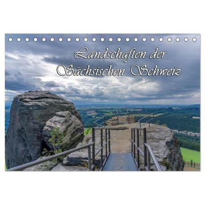 Landschaften der Sächsischen Schweiz (Tischkalender 2026 DIN A5 quer), CALVENDO Monatskalender