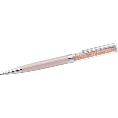 Drehkugelschreiber SWAROVSKI "Crystalline", rosa (hellrosa), Stifte, Metall, mit Swarovski Kristallen