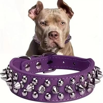 Inspire Essentials Adjustable Punk Spike Dog Collar 4 xxl