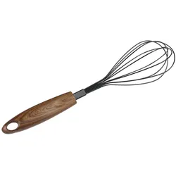 alpina Schneebesen 26cm, Schwingbesen, Schwarz, Braun