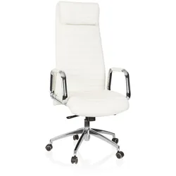 Bürostuhl / Chefsessel ASPERA 20 Nappaleder elfenbein hjh OFFICE
