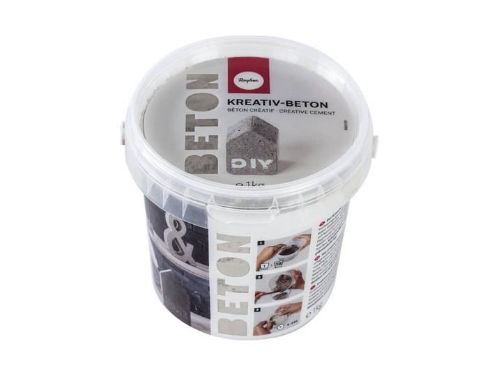 Rayher Kreativ-Beton Grau 1 kg