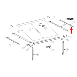 Thule Teleskoparm-Verlängerung