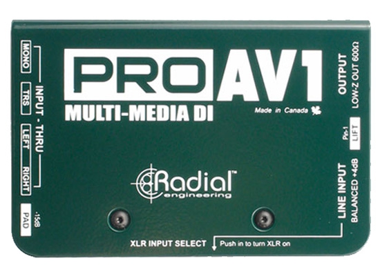 Radial PRO AV1 Passiv DI-Box