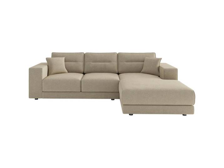 Ecksofa Verona Champagner S: 272x195 cm