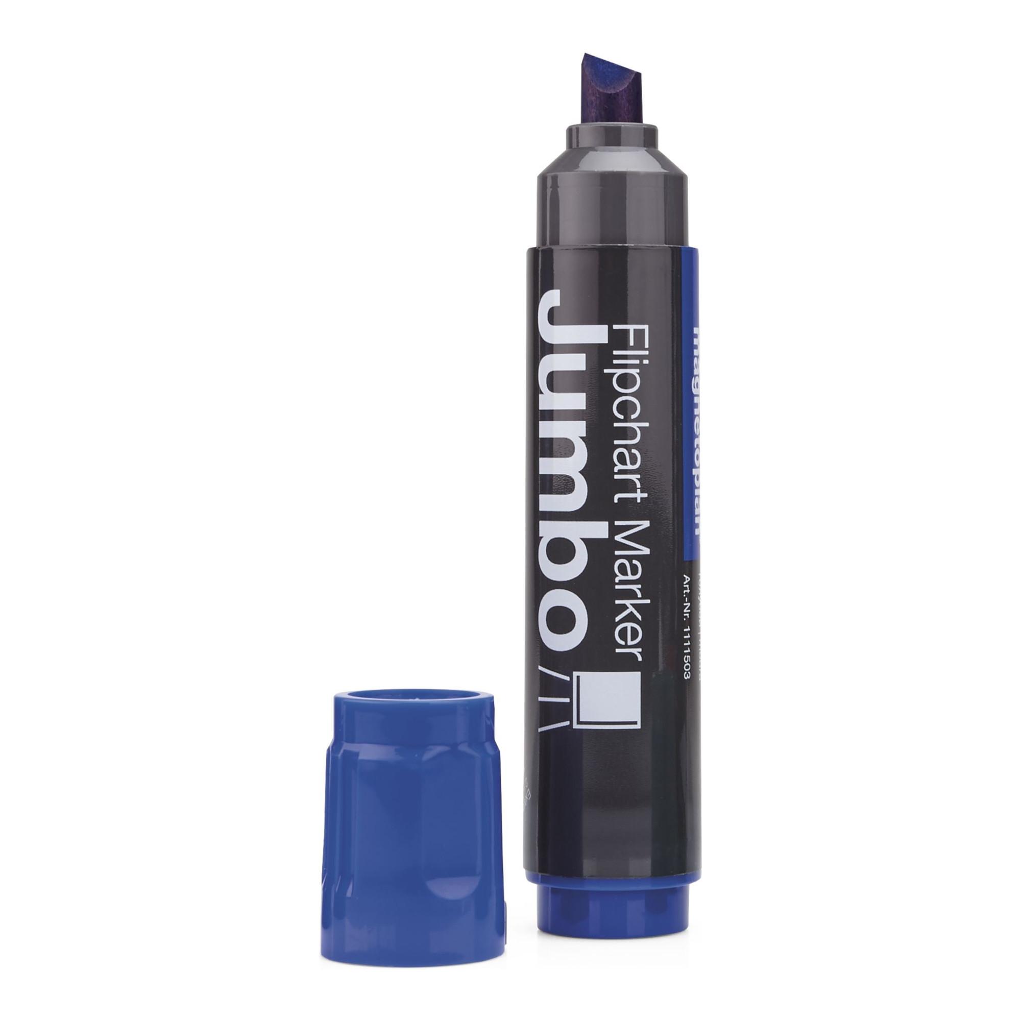 Magnetoplan Flipchart-Marker Jumbo, blau, 4 Stück (1111503)