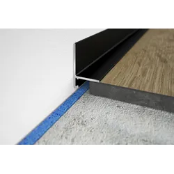 minileiste SL16X5 Sockelprofil Schwarz 2000x26x16 mm