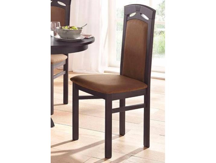 Esszimmerstuhl HOME AFFAIRE Anthony , braun (braun, wengefarben), B:47cm H:101cm T:51cm, Holzwerkstoff, Stühle, Esszimmerstuhl, Holzstuhl mit dekorativen Fräsungen