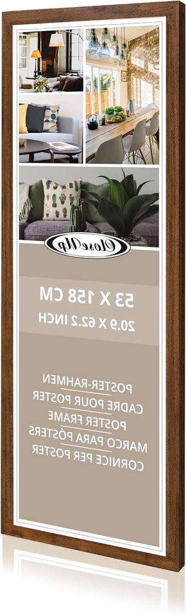 Posterlijst Houtdecor Fotolijst met verwisselbare passe-partout - Eiken - 53 x 158 cm