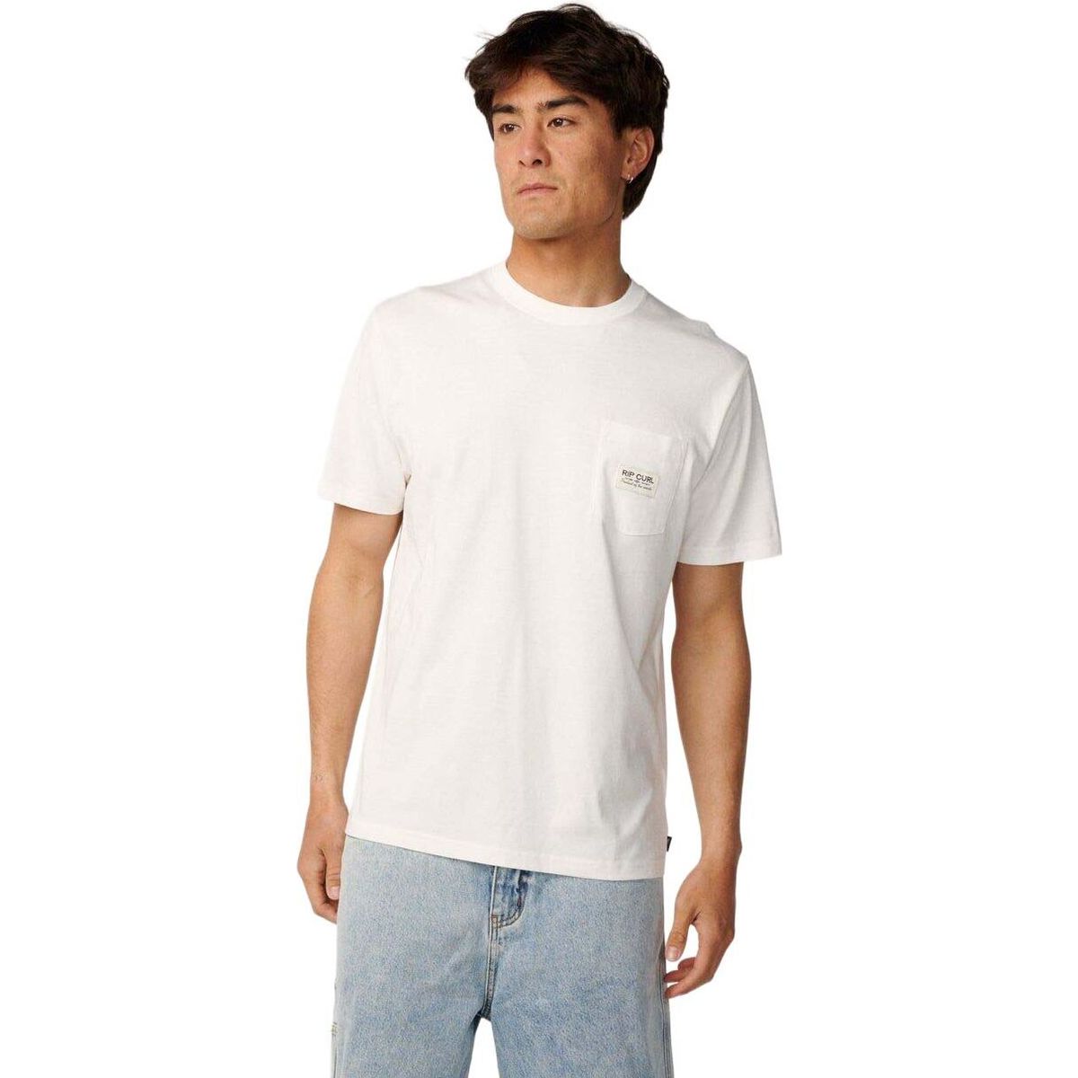 RipCurl Pacific Rinse Pocket Tee bone (3021) M 132MTE-3021-M