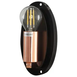 Wandleuchte Mabell Kupfer max. 40 Watt Wandlampe
