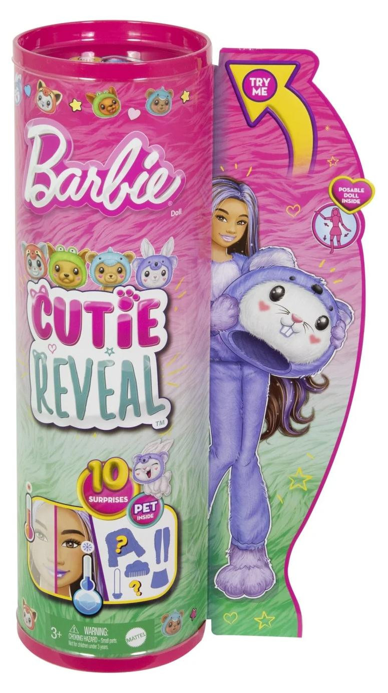 Barbie Cutie Reveal Kostuum Collectie Konijn en Koala