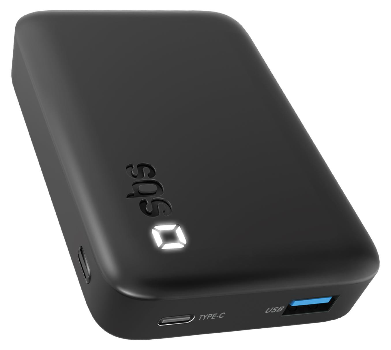 SBS Powerbank 10000 mAh High Density Compact met USB-C