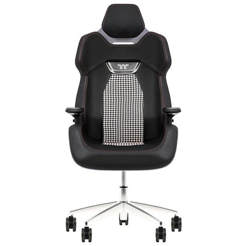 Thermaltake Argent E700 Real Leather Gaming Chair Space Gray with houndstooth fabric