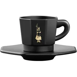 BIALETTI Espressotassen Set 8-tlg. - schwarz