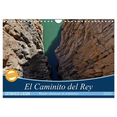 El Caminito del Rey (Wandkalender 2026 DIN A4 quer), CALVENDO Monatskalender