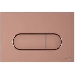 VitrA Root Round WC-Betätigungsplatte für 2?Mengen?Spülung Kupfer Soft,740-2240 740-2240