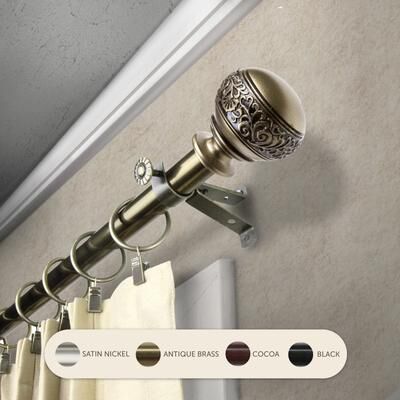 InStyleDesign Nadine Adjustable Curtain Rod