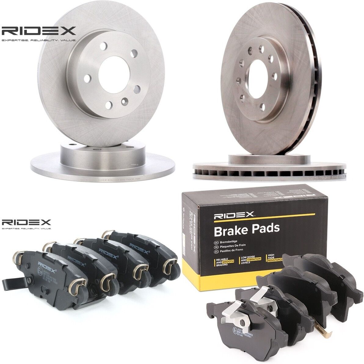 RIDEX 3405B0339 Brake discs and pads set