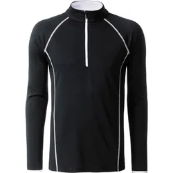 Funktionsshirt Langarm "JN498" - S - black/white