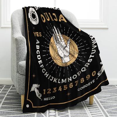 Shop Station Ouija Board Blanket Soft Gothic Throw Blanket For Witchy Home Decor & Halloween Comfort d 27.56 39.37 In