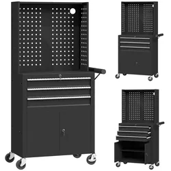 WERKZEUGSCHRANK Stahl Schwarz