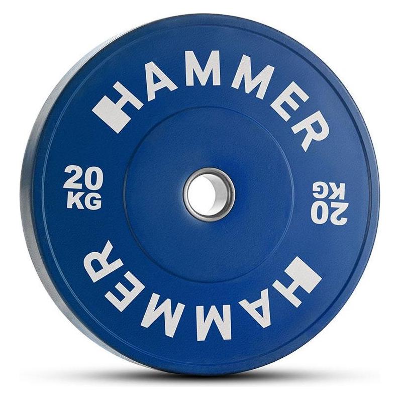 Hammer Fitness Bumper Plate 50 mm 20 kg (1 x 20 kg) (17054)