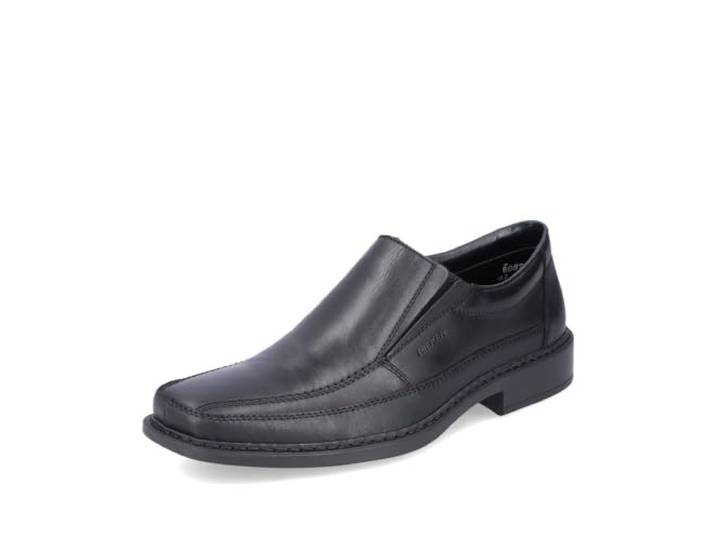 Rieker Heren Loafers B0873, Heren Slippers, Zwart Schwarz 00, 43 EU Breed