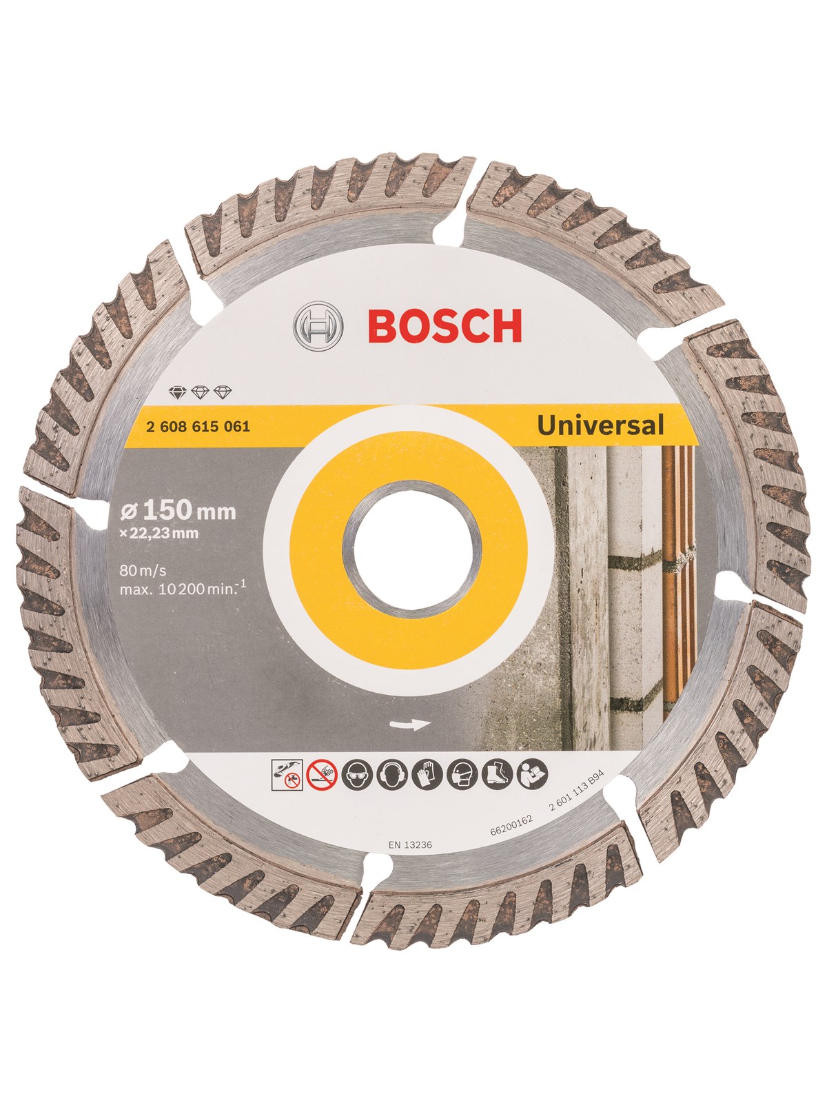Bosch DIAMANTSKIVE STD UNIVERSAL 150X22.23MM