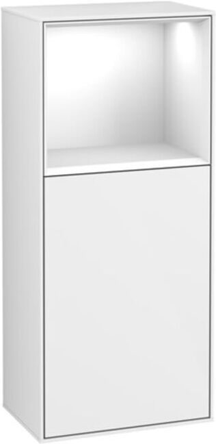 V&B; Finion Applique murale armoire latérale 41,8x93,6 cm, droite, blanc brillant ; Villeroy & Boch (G510GFGF)