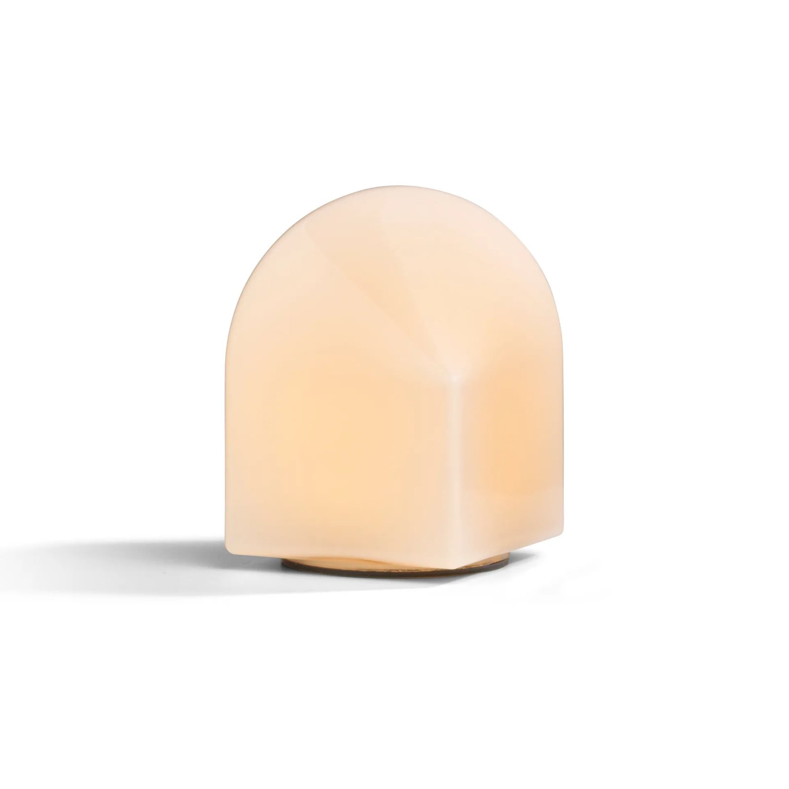 HAY Parade tafellamp van glas in Blush pink, Hoogte: 16 cm