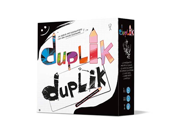 Asmodee - Duplik Big Box: een spel voor tekenaars die niet weten hoe ze moeten tekenen, tafelspel, 3+ spelers, 8+ jaar, editie in het Italiaans