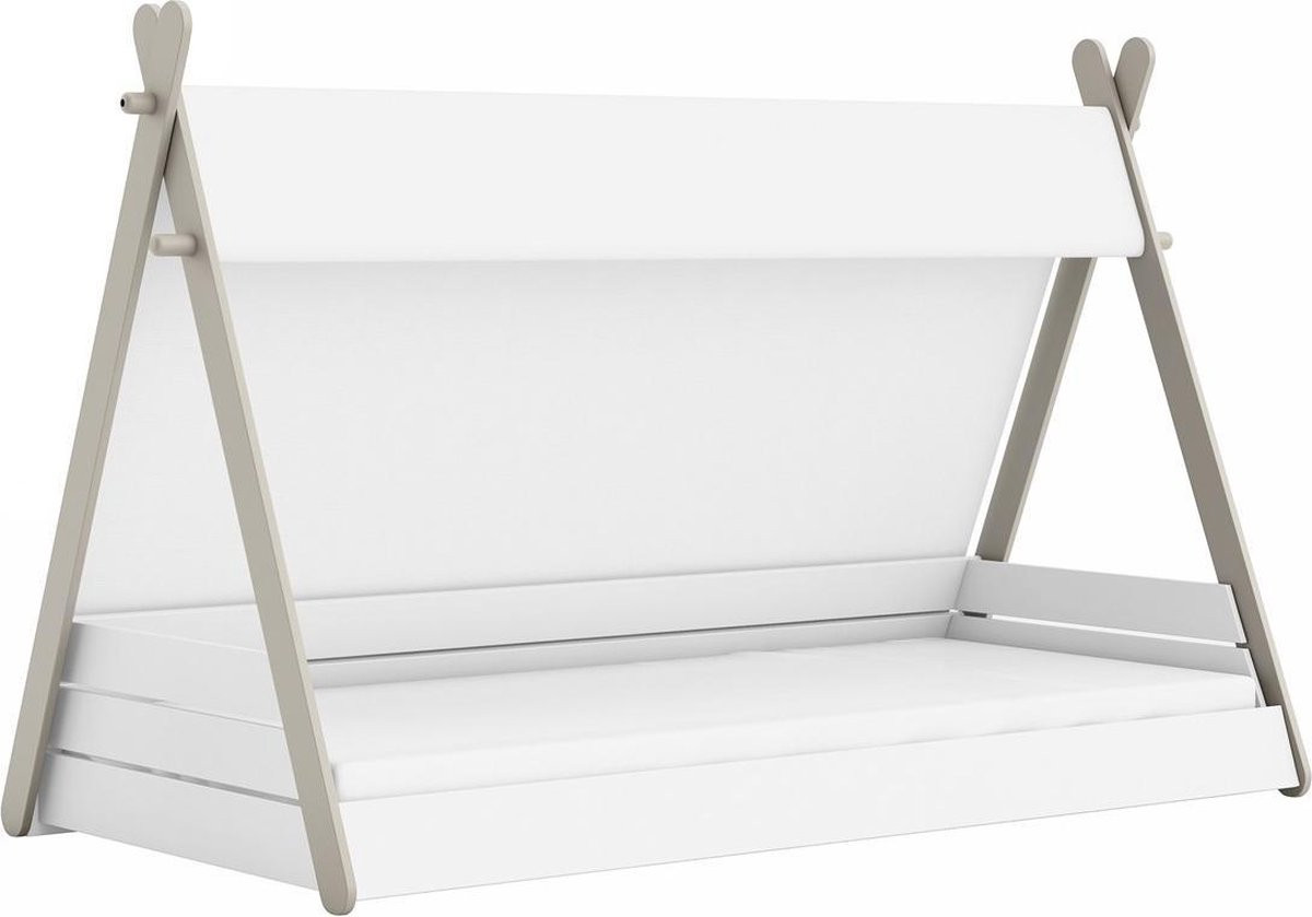 Kesta Totem Kinderbed Wit/Grijs 90x200 cm