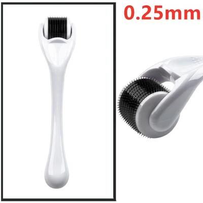Uplift Treasures Healthy Care 540 Titanium Derma Roller For Face Skin Care white black 0.25mm