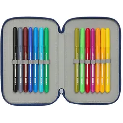 Safta, Etui, Super Mario Bros Mamma Mia double pencil case 29pcs