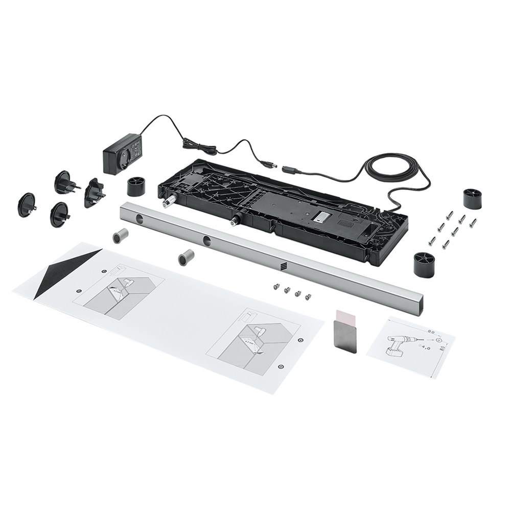 Hettich Hochschrank-Elektrom. Öffnungssyst.,EASYS200, für Kühlschränke, Korpusb 500-600mm 9210848