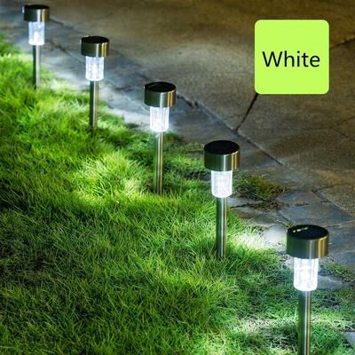 Youfap Market LED Light For Yard, Solar Powered Waterproof Landscape Path Solar Lights Outdoor Garden Lamp white