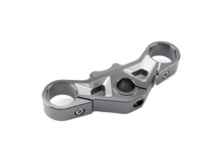 Obere Gabelbrücke， Für 450SR 022- Motorrad Obere Gabel Querstrebe Gabelbrücke Uplink Platte Lenker Gabelführung Gabelbrücke，(Titanium)