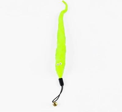 Uplift Essentials Realistic Cat Larva Toy Replacement Set yellow