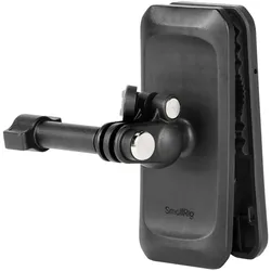 SmallRig 6052 Backpack Strap Clip Mount for DJI Osmo Pocket 4 / 3, Action Cam Zubehör, Schwarz