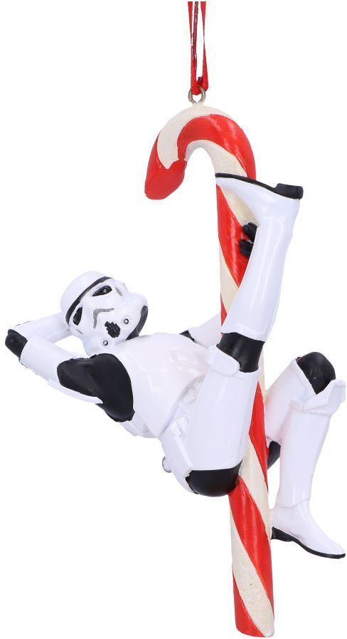 Stormtrooper Candy Cane Hanging Ornament 12cm