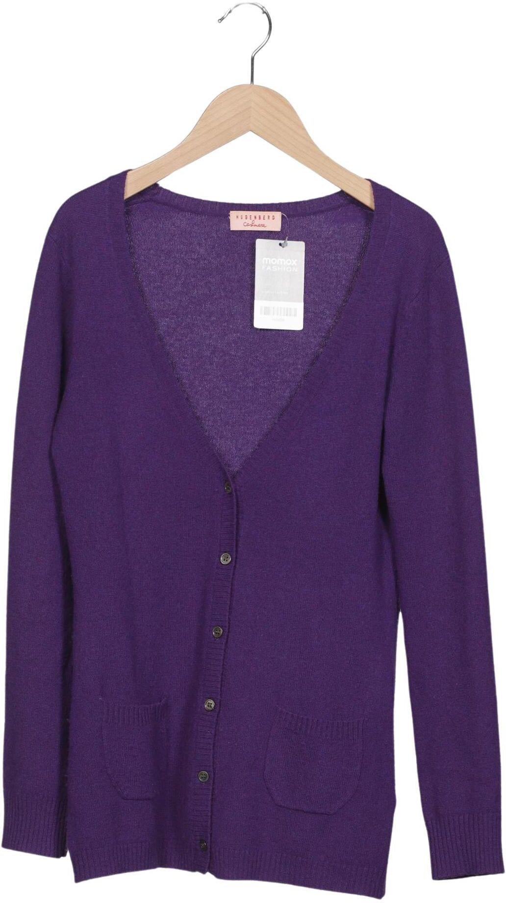 Hugenberg Damen Strickjacke, Lila, Gr. S, Kaschmir - Second Hand