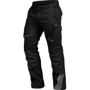 Leibwächter Arbeitshose Flex-Line Herren, Bundhose, schwarz-grau, Größe 56